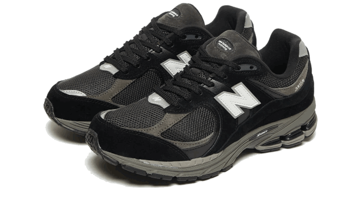 Sneakers éditions limitées et authentiques New Balance 2002R Black Dark Grey White JD Sports Exclusive - M2002RR1 - Kickzmi