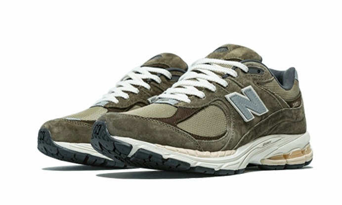 Sneakers éditions limitées et authentiques New Balance 2002R Olive Brown - M2002RHN - Kickzmi