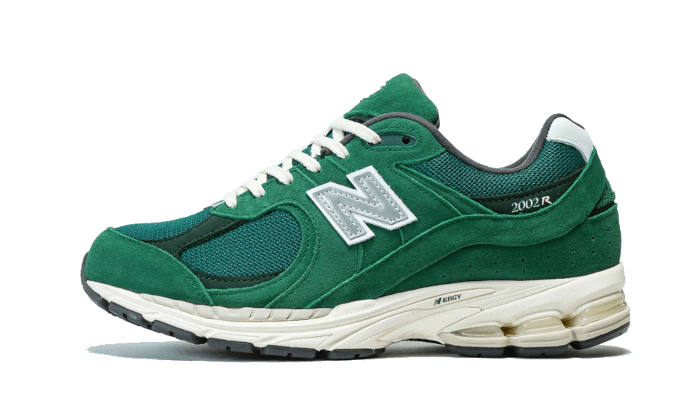 Sneakers éditions limitées et authentiques New Balance 2002R Suede Pack Forest Green - M2002RHB - Kickzmi