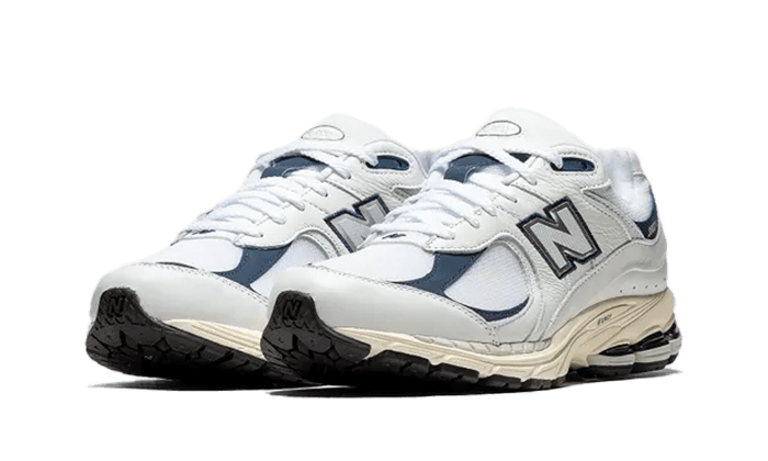 Sneakers éditions limitées et authentiques New Balance 2002R White Natural Indigo - M2002RHQ - Kickzmi