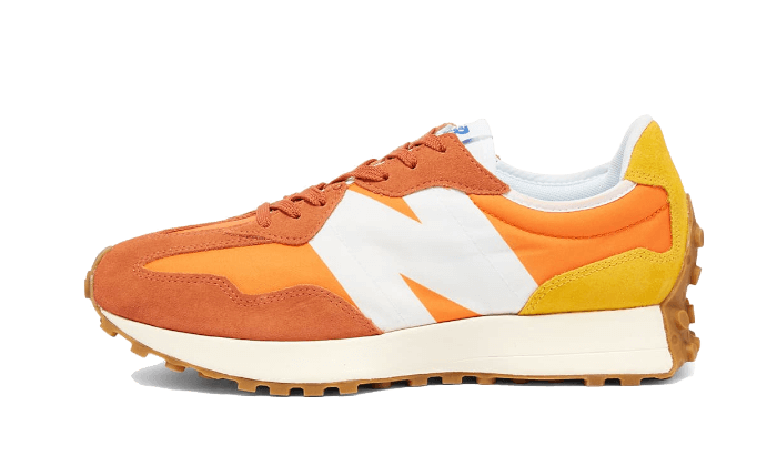 Sneakers éditions limitées et authentiques New Balance 327 Orange - MS327CLA -  Kickzmi