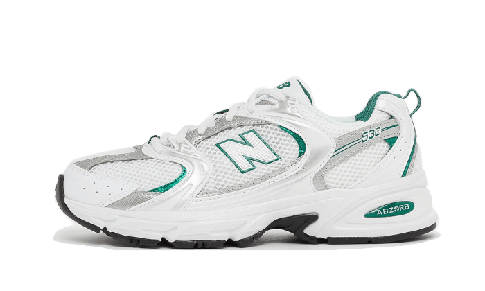 New Balance 530 White Silver Green - MR530AB - Kickzmi