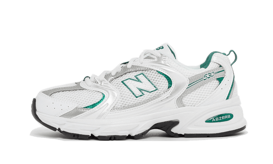 New Balance 530 White Silver Green - MR530AB - Kickzmi