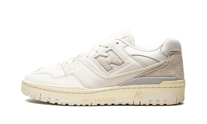 New Balance 550 Aime Leon Dore White Leather - BB550AM1 - Kickzmi