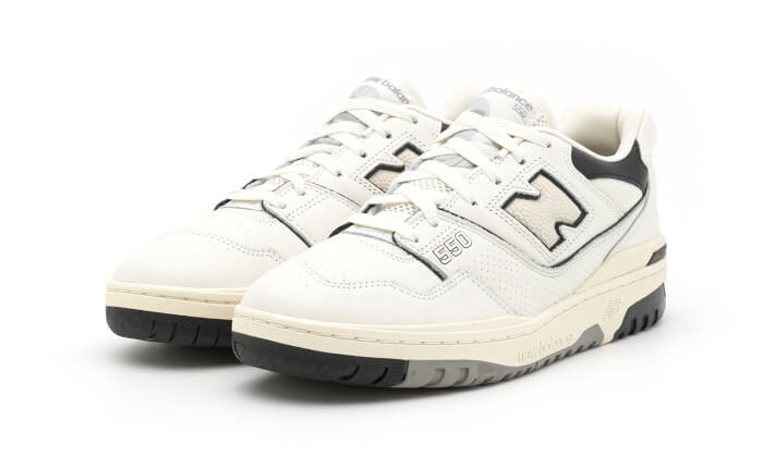 New Balance 550 Cream Black - BB550LWT - Kickzmi