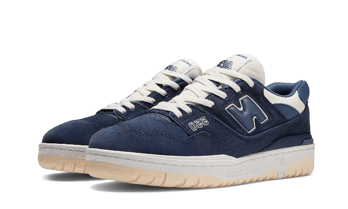 New Balance 550 Natural Indigo Suede - BB550SLA - Kickzmi