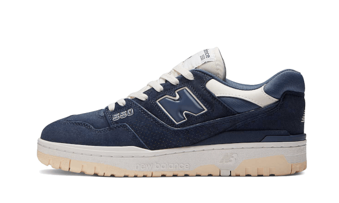 New Balance 550 Natural Indigo Suede - BB550SLA - Kickzmi