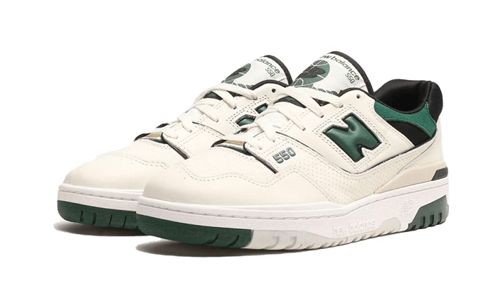 New Balance 550 Sea Salt Pine Green - BB550VTC - Kickzmi