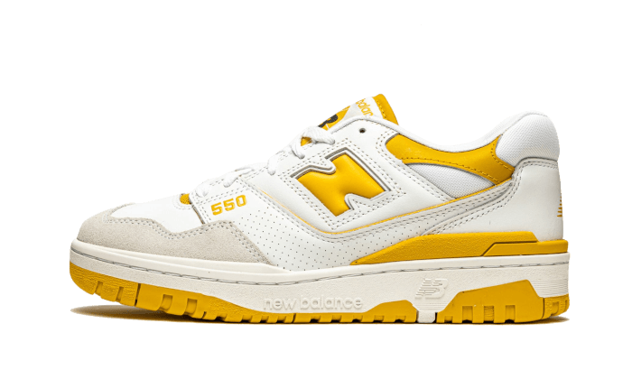 New Balance 550 Sea Salt Varsity Gold - BB550LA1 - Kickzmi