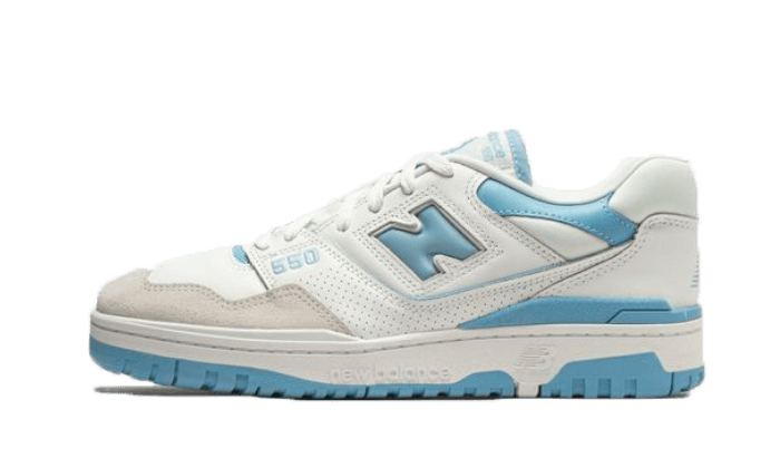 New Balance 550 White Blue Haze Rain Cloud - BB550LSB - Kickzmi