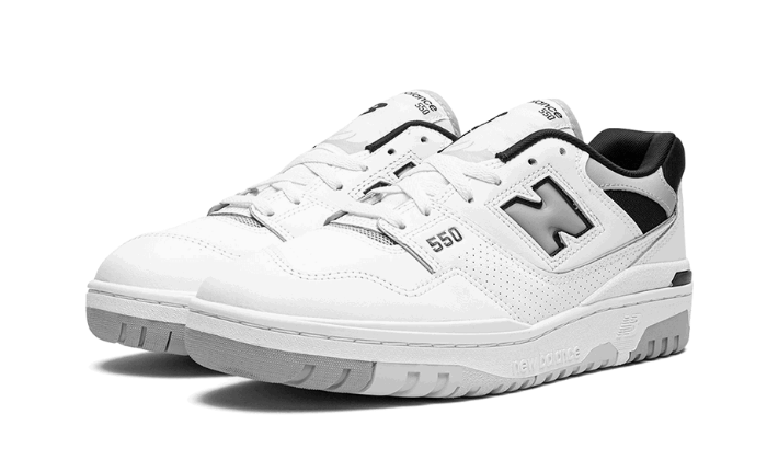 New Balance 550 White Concrete Black - BB550NCL - Kickzmi