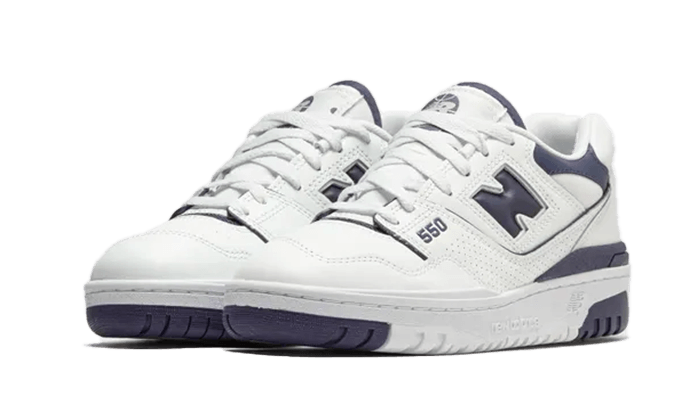 New Balance 550 White Dark Mercury - BBW550BA - Kickzmi