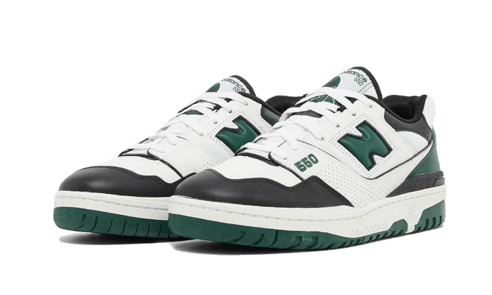 New Balance 550 White Green Black - BB550LE1 - Kickzmi