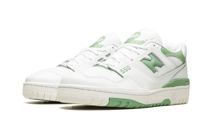 New Balance 550 White Mint Green - BB550FS1 - Kickzmi