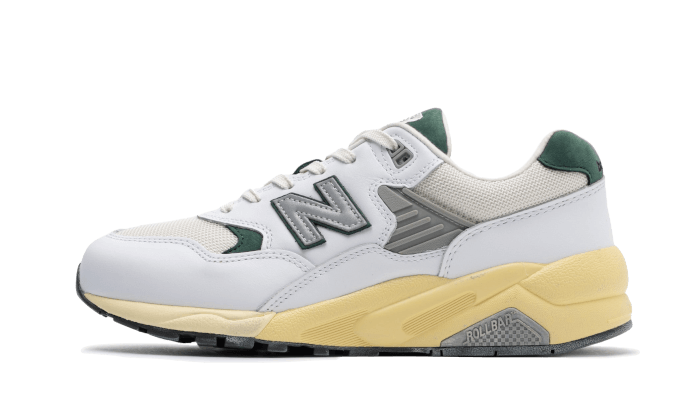 New Balance 580 White Nightwatch Green - MT580RCA - Kickzmi