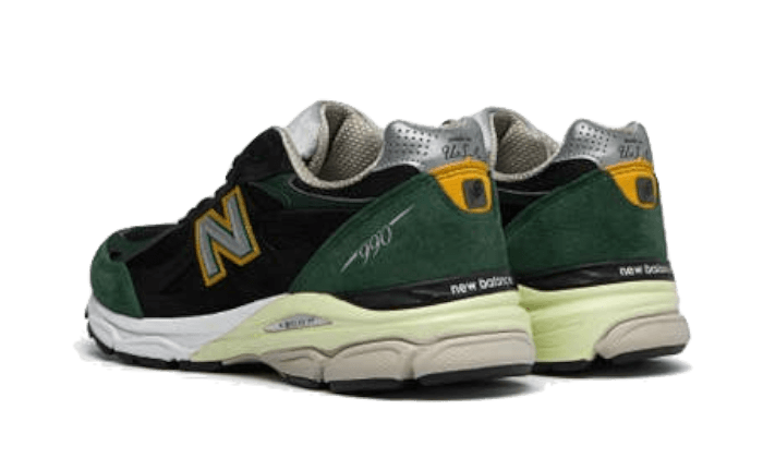 New Balance 990 V3 Black Green Yellow - M990CP3 - Kickzmi