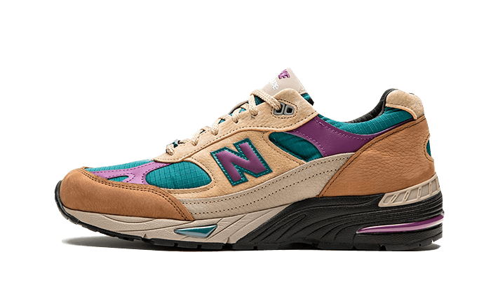 New Balance 991 Made In UK Palace Brown Teal - M991PAL - Kickzmi