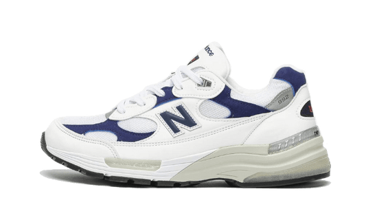 Sneakers éditions limitées et authentiques New Balance 992 White Navy - M992EC - Kickzmi