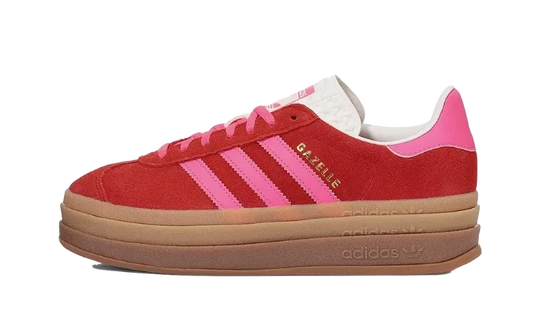 Adidas Gazelle Bold Collegiate Red Lucid Pink - IH7496 - Kickzmi