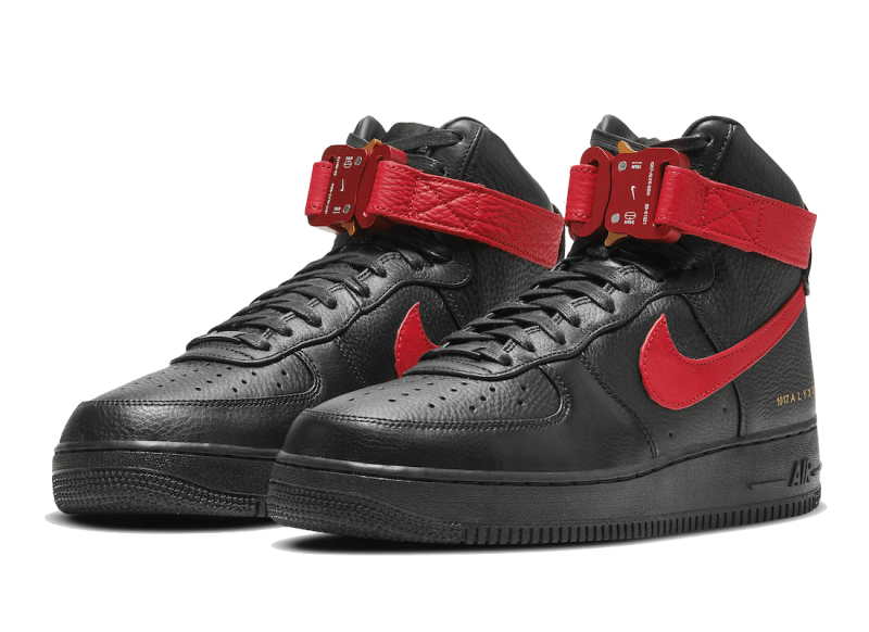 Nike Air Force 1 High Alyx Black University Red - CQ4018-004 - Kickzmi