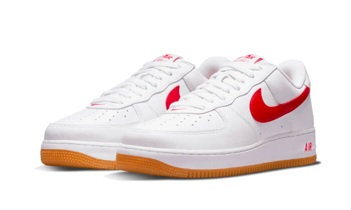 Nike Air Force 1 Low ‘07 Color of the Month University Red Gum - DJ3911-102 - Kickzmi