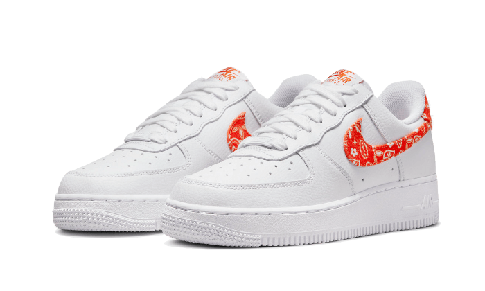 Nike Air Force 1 Low '07 Essential Orange Paisley - DJ9942-102 - Kickzmi