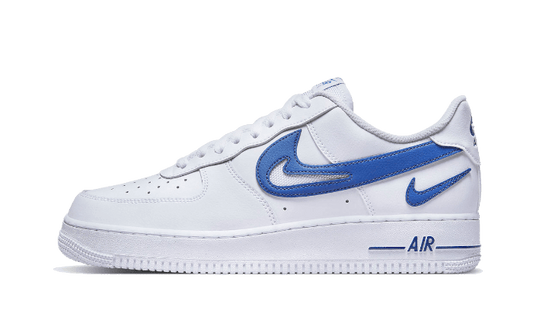 Nike Air Force 1 Low '07 FM Cut Out Swoosh White Game Royal - DR0143-100 -  Kickzmi