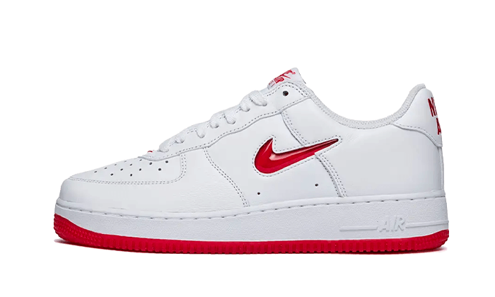 Nike Air Force 1 Low '07 Retro Color of the Month Jewel Swoosh University Red - FN5924-101  - Kickzmi