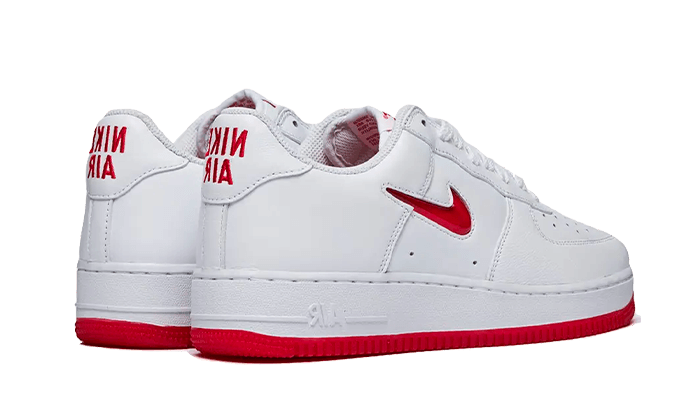 Nike Air Force 1 Low '07 Retro Color of the Month Jewel Swoosh University Red - FN5924-101 - Kickzmi