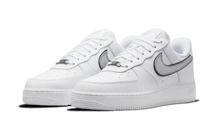 Nike Air Force 1 Low Essential White Metallic Silver - DD1523-100 - Kickzmi