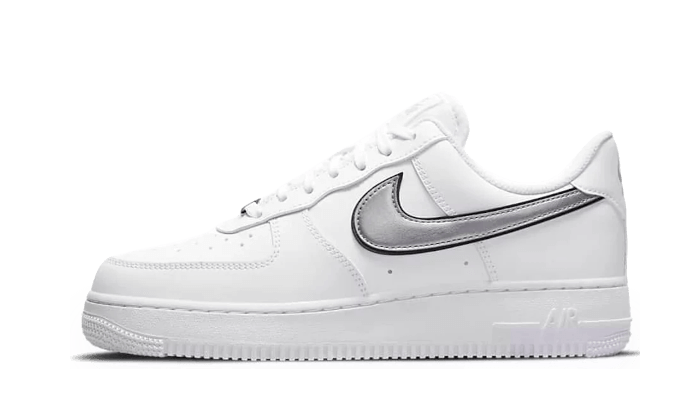 Nike Air Force 1 Low Essential White Metallic Silver - DD1523-100 - Kickzmi