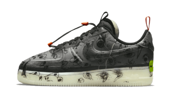 Sneakers éditions limitées et authentiques Nike Air Force 1 Low Experimental Halloween - DC8904-001 - Kickzmi