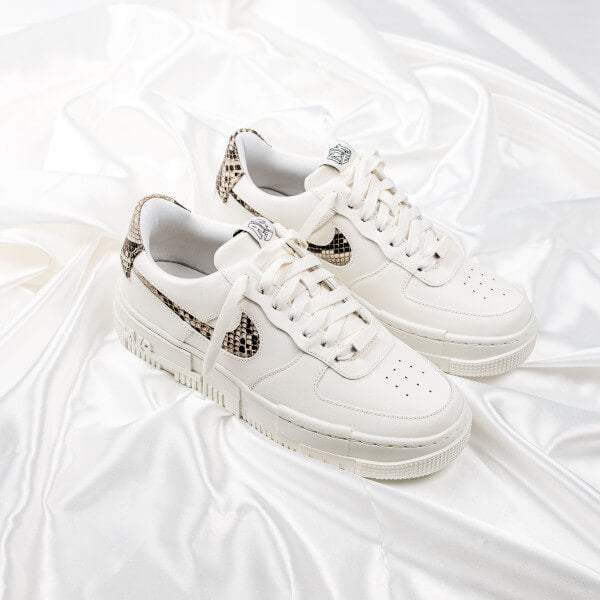 Nike Air Force 1 Low Pixel Snakeskin - CV8481-101 - Kickzmi