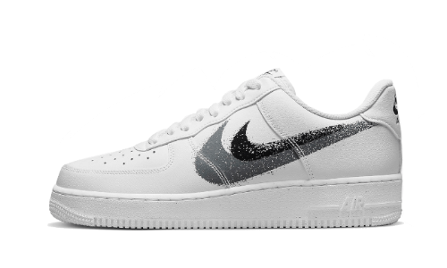 Sneakers éditions limitées et authentiques Nike Air Force 1 Low Stencil Swoosh - FD0660-100 - Kickzmi