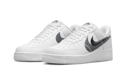 Sneakers éditions limitées et authentiques Nike Air Force 1 Low Stencil Swoosh - FD0660-100 - Kickzmi