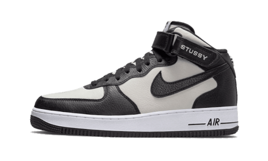 Nike Air Force 1 Mid Stussy Grey Black - DJ7840-002 - Kickzmi