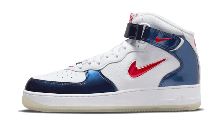 Nike Air Force 1 Mid University Red Midnight Navy - DH5623-101 - Kickzmi