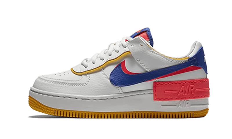 Nike Air Force 1 Shadow White Flash Crimson Astronomy Blue - CI0919-105 - Kickzmi