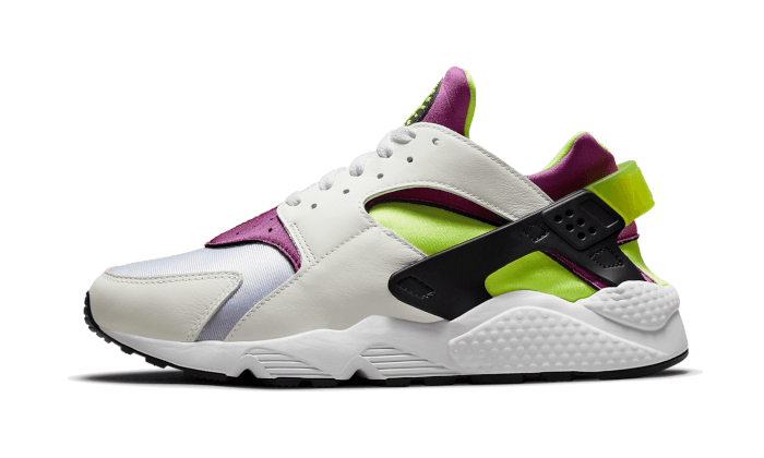 Nike Air Huarache Run Neon Yellow Magenta (2021) - DD1068-104 - Kickzmi