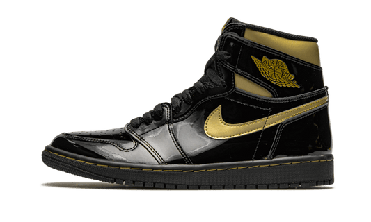 Air Jordan 1 High Black Metallic Gold - 555088-032 / 575441-032 - Kickzmi