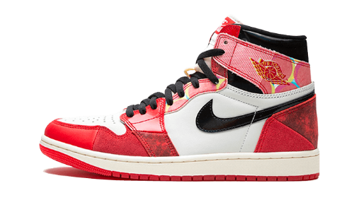 Sneakers éditions limitées et authentiques Air Jordan 1 High OG Spider-Man Across the Spider-Verse - DV1748-601 / DV1753-601 - Kickzmi