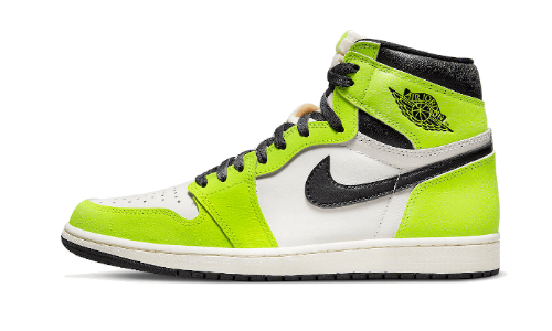 Sneakers éditions limitées et authentiques Air Jordan 1 High OG Visionaire (Volt) - 555088-702 - Kickzmi