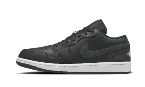 Sneakers éditions limitées et authentiques Air Jordan 1 Low Black Elephant - FB9907-001 - Kickzmi