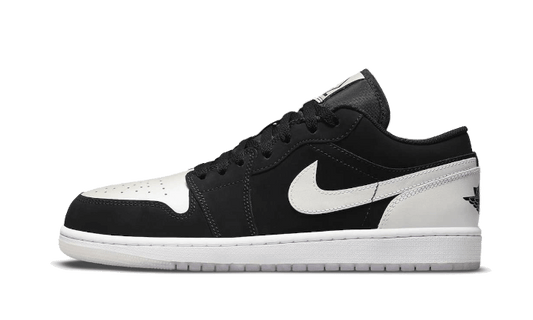 Air Jordan 1 Low Black White Diamond - DH6931-001 - Kickzmi