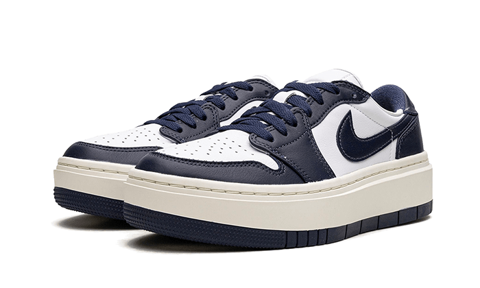 Sneakers éditions limitées et authentiques Air Jordan 1 Low Elevate White Midnight Navy Sail - DH7004-141 - Kickzmi