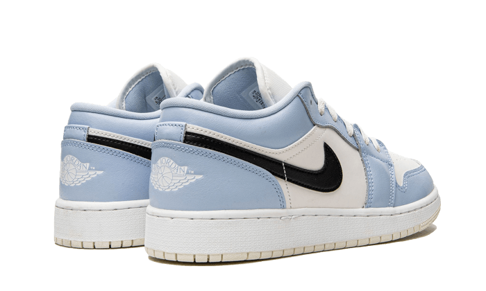 Air Jordan 1 Low Ice Blue Black - 554723-401 - Kickzmi