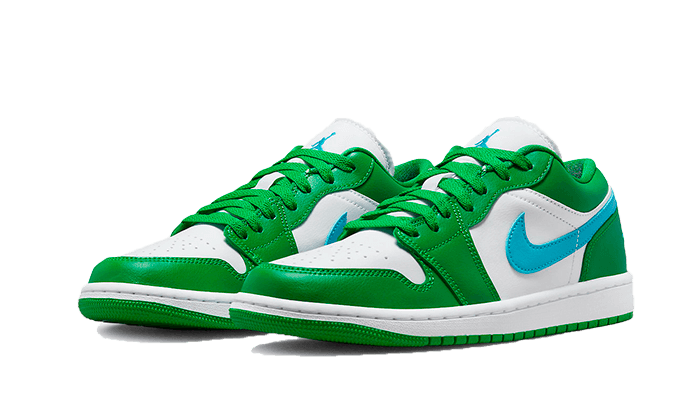 Air Jordan 1 Low Lucky Green Aquatone - DC0774-304 - Kickzmi