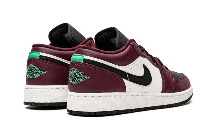 Air Jordan 1 Low SE Dark Beetroot Black Roma Green - DM0589-635 - Kickzmi