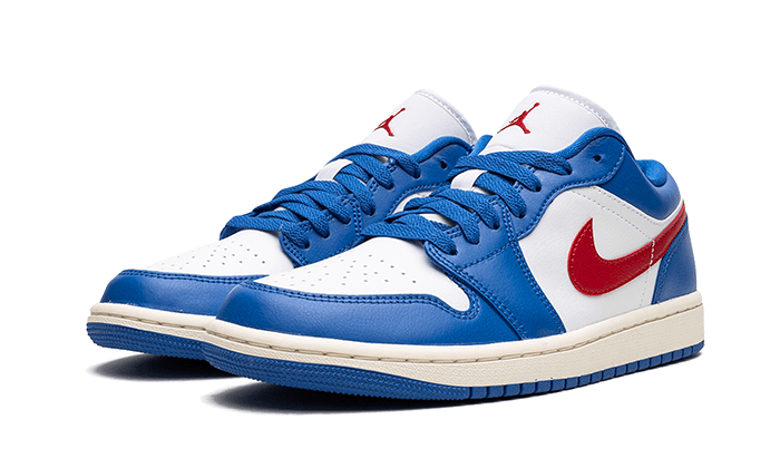 Air Jordan 1 Low Sport Blue Gym Red - DC0774-416 - Kickzmi