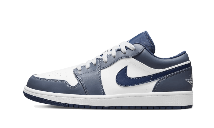 Air Jordan 1 Low Steel Blue - 553558-414 - Kickzmi